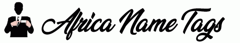 Africa Name Tags